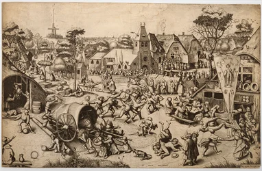 Der Jahrmarkt am St. Georgstag, um 1559-60